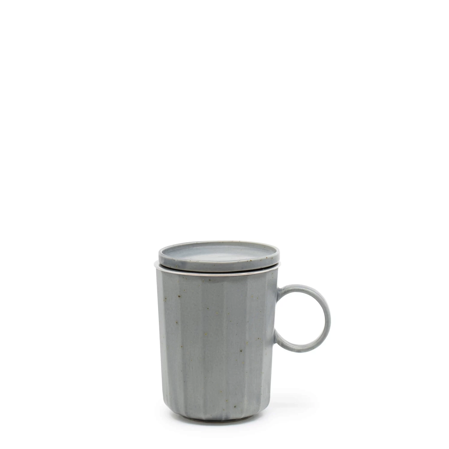 Ikana Mug Infuser With Lid 330mL - Blue 2 Ikana Mug Infuser With Lid 330mL - Blue - Image 2