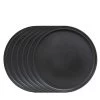 Industry Dinner Plates - Set Of 6 - Black