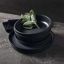 Industry Pasta Bowls 20 X 5cm - Set Of 6 - Black 5 Industry Pasta Bowls 20 X 5cm - Set Of 6 - Black -Kitchen Sale Store images 2F55197K 9