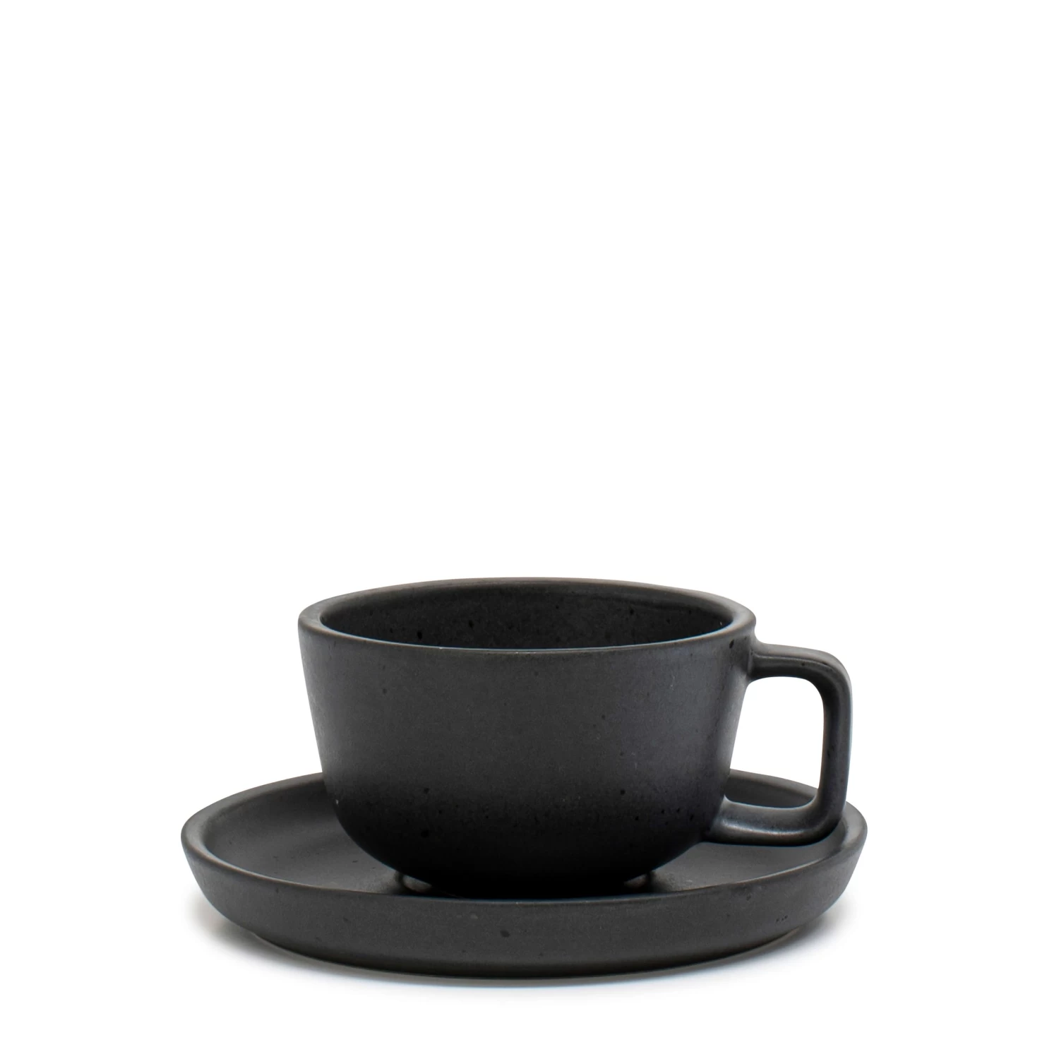 Industry Tea Cup & Saucer 110mL - Black 1 Industry Tea Cup & Saucer 110mL - Black