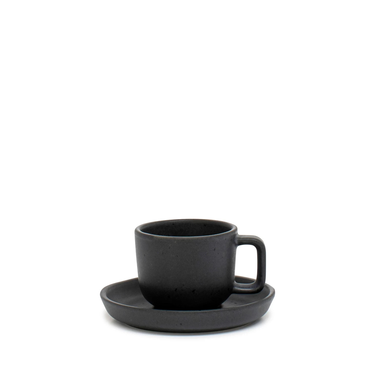 Industry Espresso Cup & Saucer 110mL - Black 1 Industry Espresso Cup & Saucer 110mL - Black