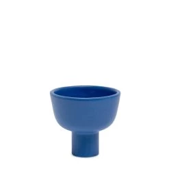 Century Pedestal Bowl 15 X 14cm - Azure