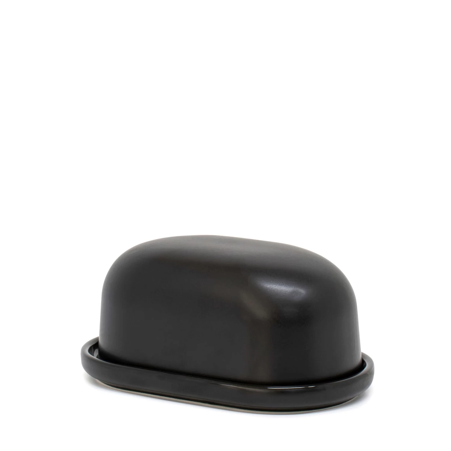 Industry Butter Dish 17 X 10.5cm - Black 1 Industry Butter Dish 17 X 10.5cm - Black