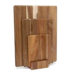 Industry Chopping Board Set With Stand 30 X 39.5cm - 4 Piece