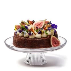 Kitchen Sale Store 11 Ogin Glass Footed Cake Plate 28cm