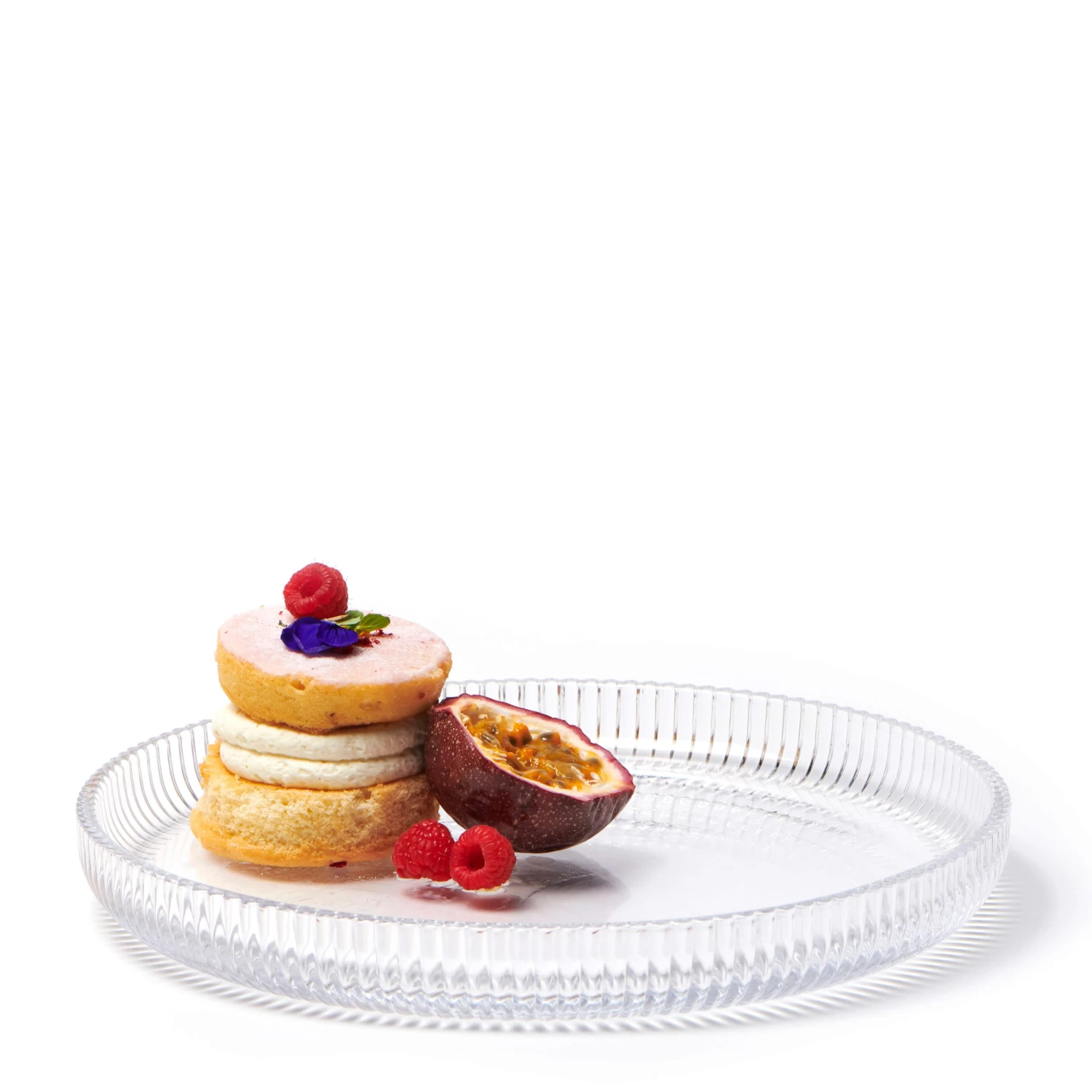 Ogin Glass Platter 30 X 3.5cm 1 Ogin Glass Platter 30 X 3.5cm