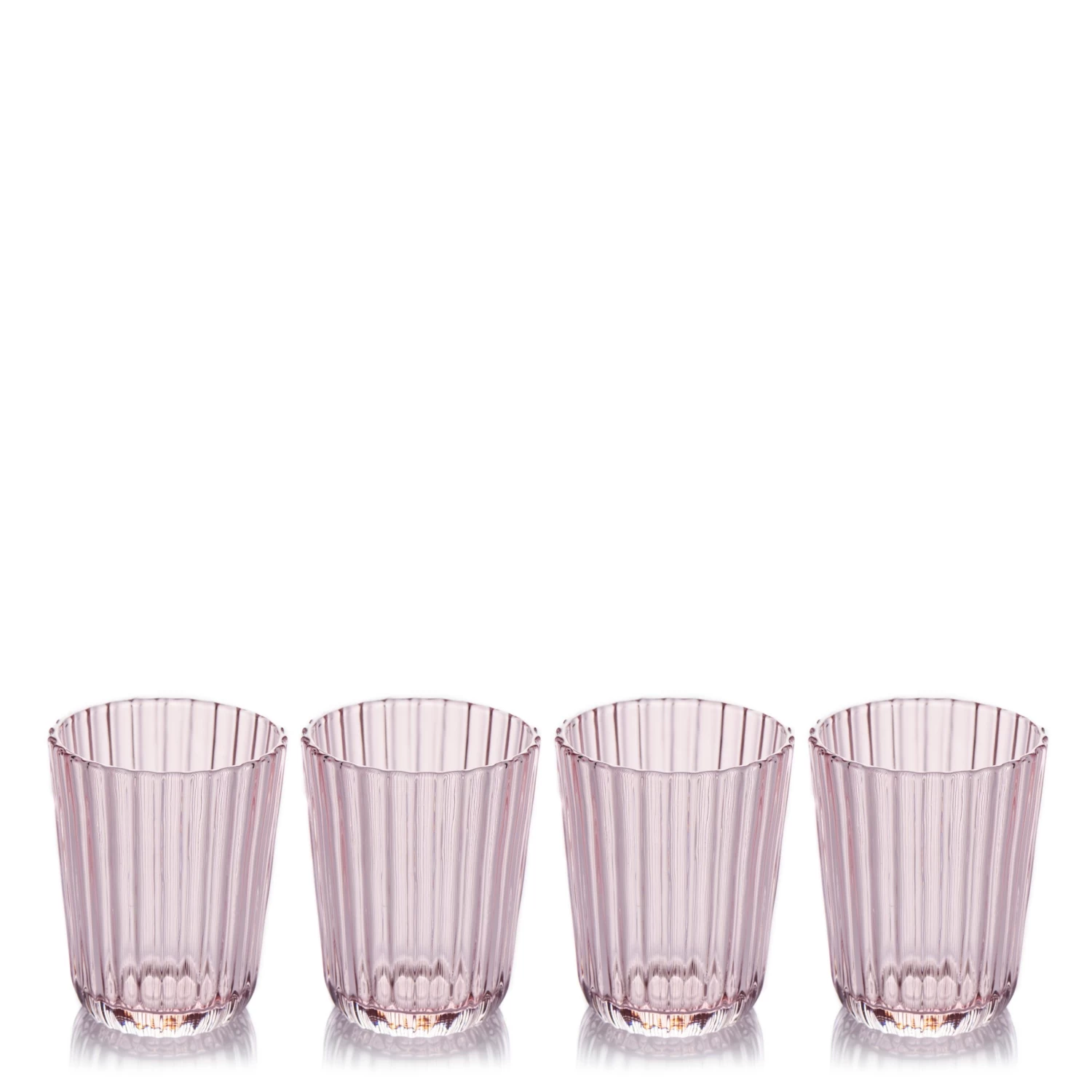 Remi Tumblers 265mL - Set Of 4 - Pink 3 Remi Tumblers 265mL - Set Of 4 - Pink - Image 3