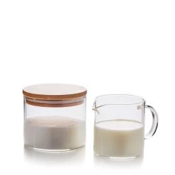 Brew Glass Milk Jug & Sugar Bowl Set