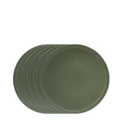 Hue Side Plates - Set Of 6 - Kelp
