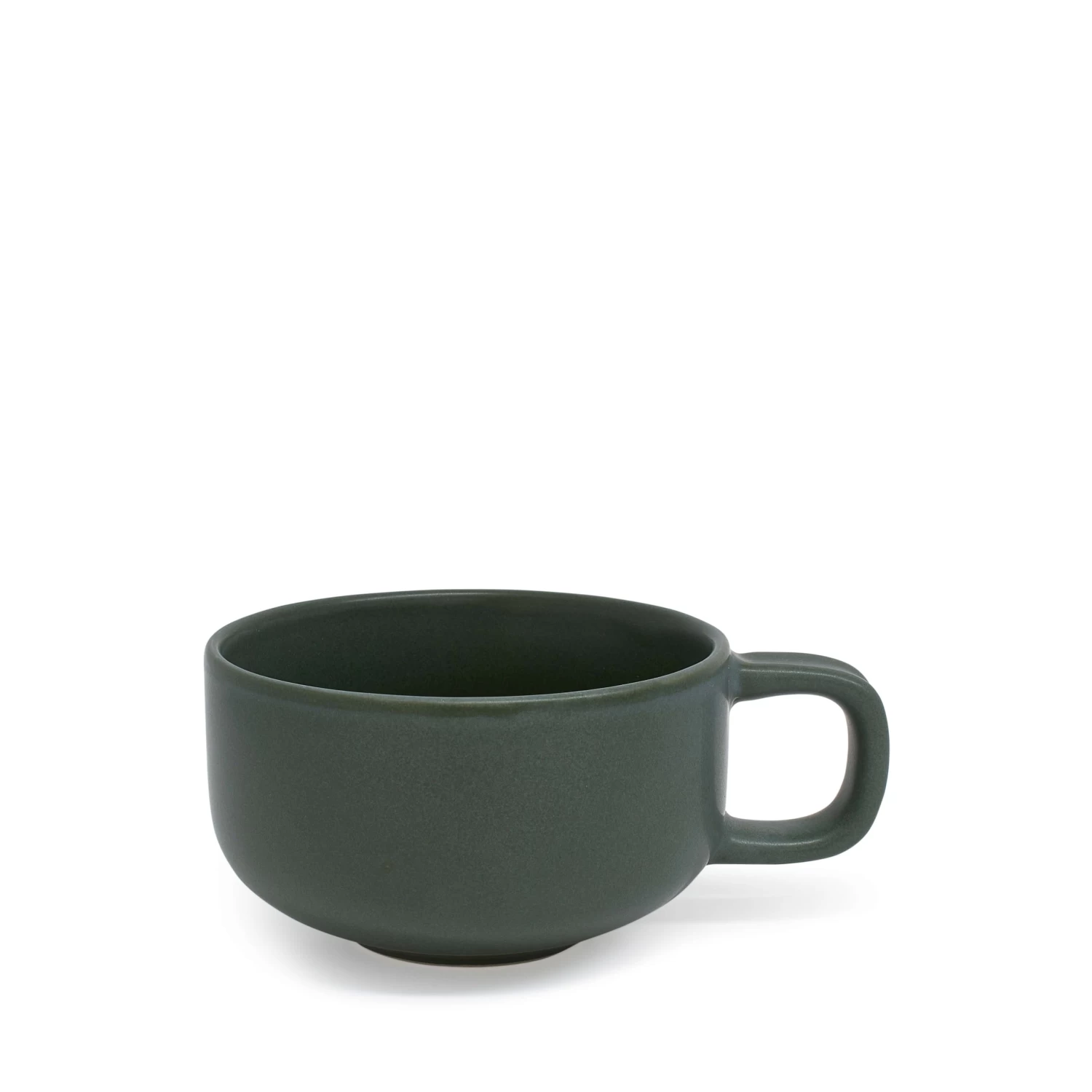 Hue Tea Cup & Saucer 200mL - Kelp 2 Hue Tea Cup & Saucer 200mL - Kelp - Image 2