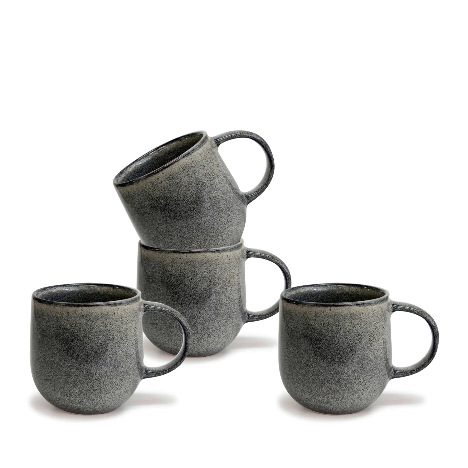 Naoko Mugs 380mL - Set Of 4 - Seafoam 1 Naoko Mugs 380mL - Set Of 4 - Seafoam