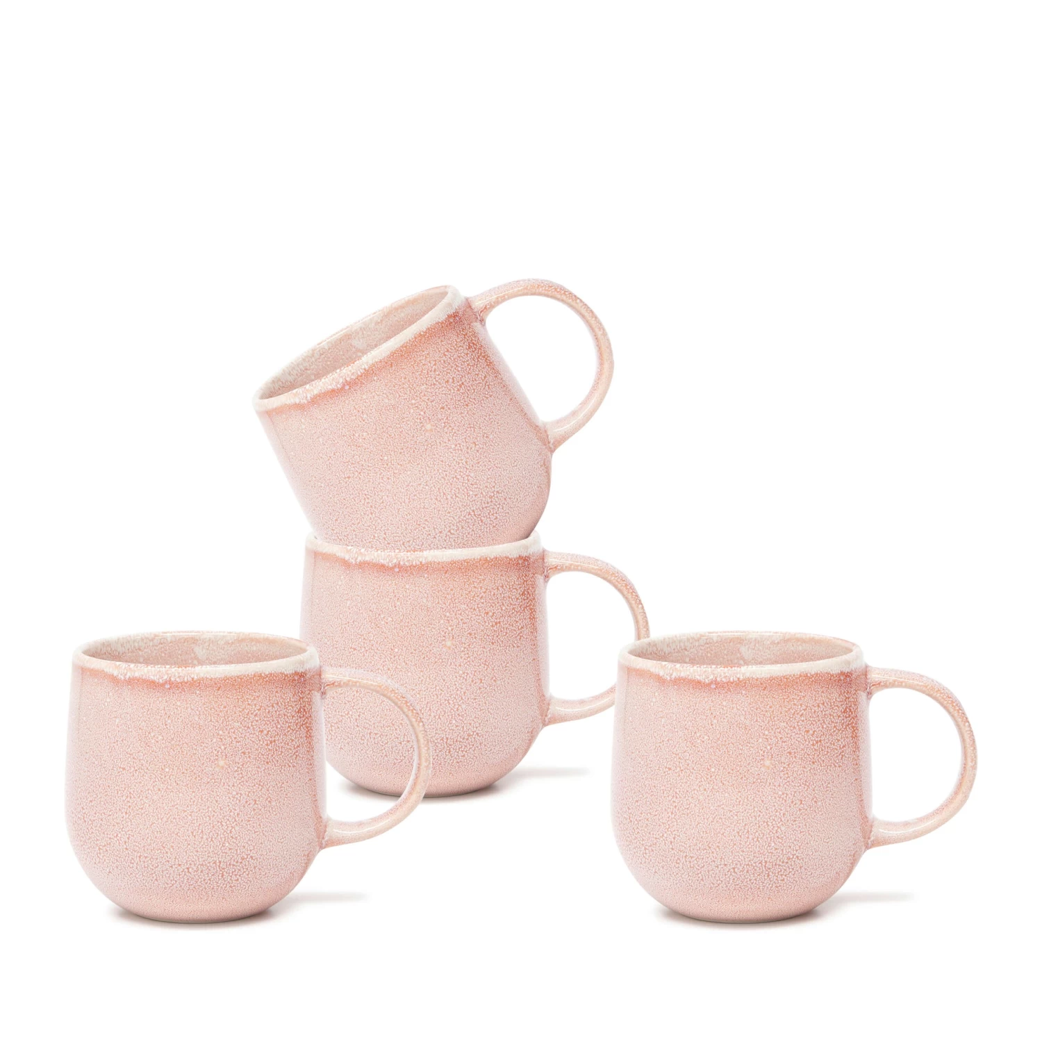 Naoko Mugs 380mL - Set Of 4 - Salmon 1 Naoko Mugs 380mL - Set Of 4 - Salmon
