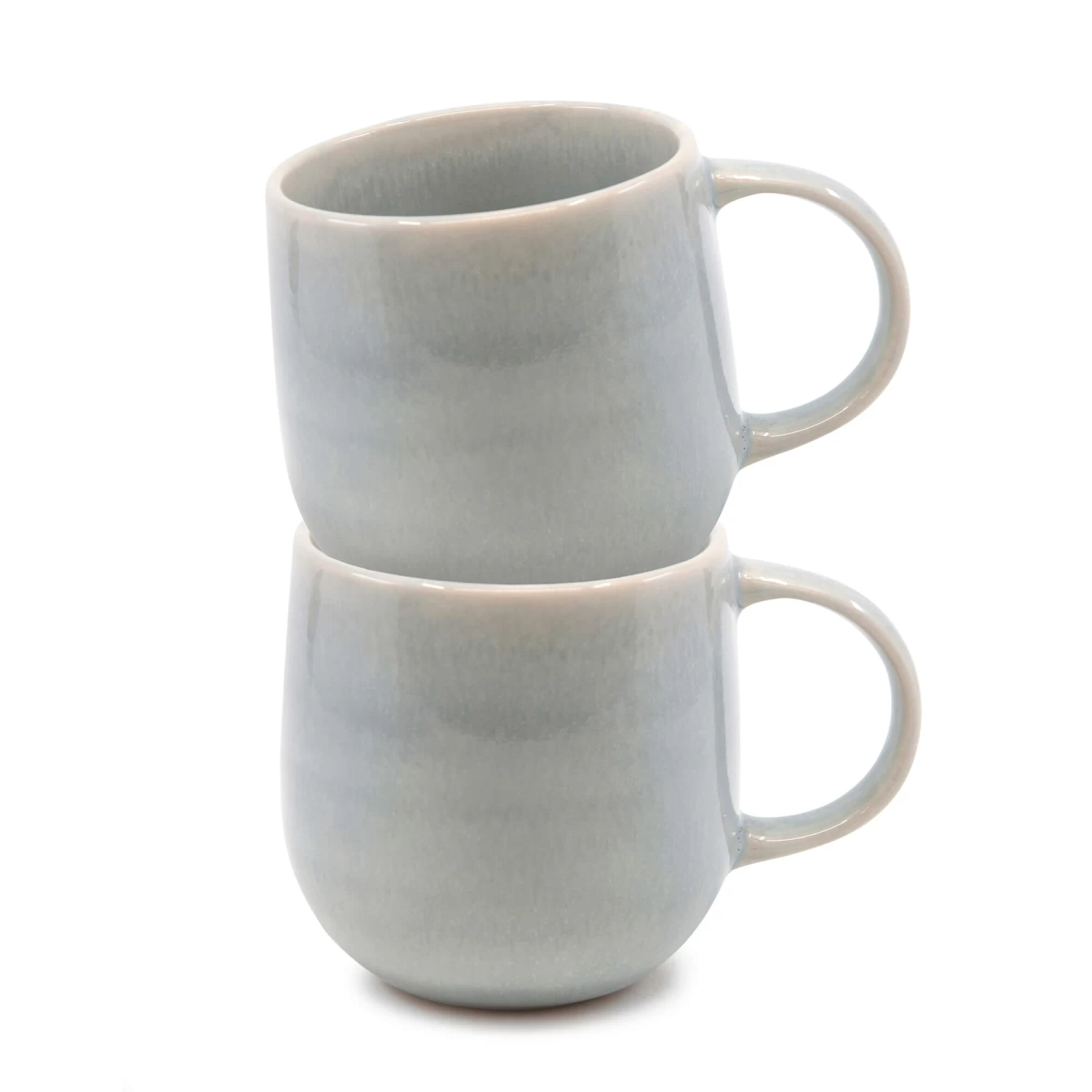 Naoko Mugs 380mL - Set Of 4 - Powder Blue 3 Naoko Mugs 380mL - Set Of 4 - Powder Blue - Image 3