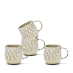 Naoko Mugs 380mL - Set Of 4 - Biscuit