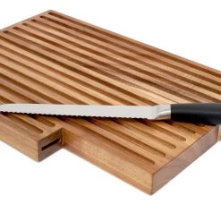 Industry Bread Board With Knife 40 X 29cm - Natural -Kitchen Sale Store images 2F56443 4