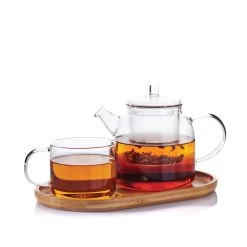 Brew Tea 4 1 Teapot 500mL & Mug 250mL - 2 Piece - Clear
