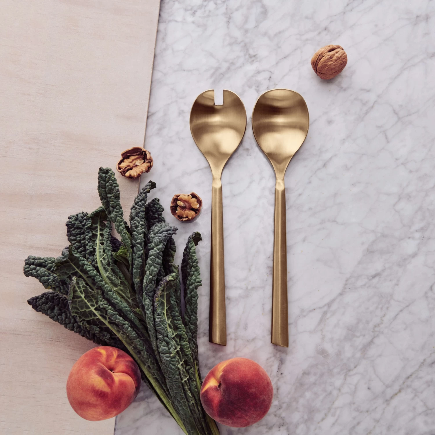 Novaro Salad Server Set 26cm - 2 Piece - Gold 5 Novaro Salad Server Set 26cm - 2 Piece - Gold - Image 5
