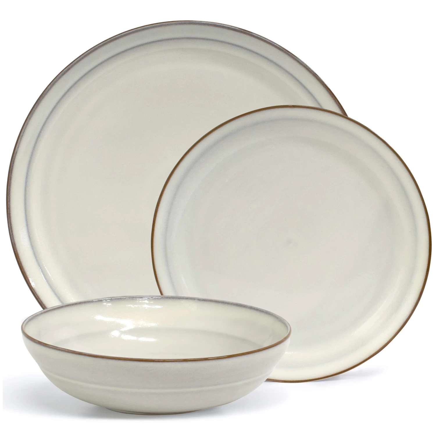 Clover 12 Piece Dinner Set - Natural 1 Clover 12 Piece Dinner Set - Natural