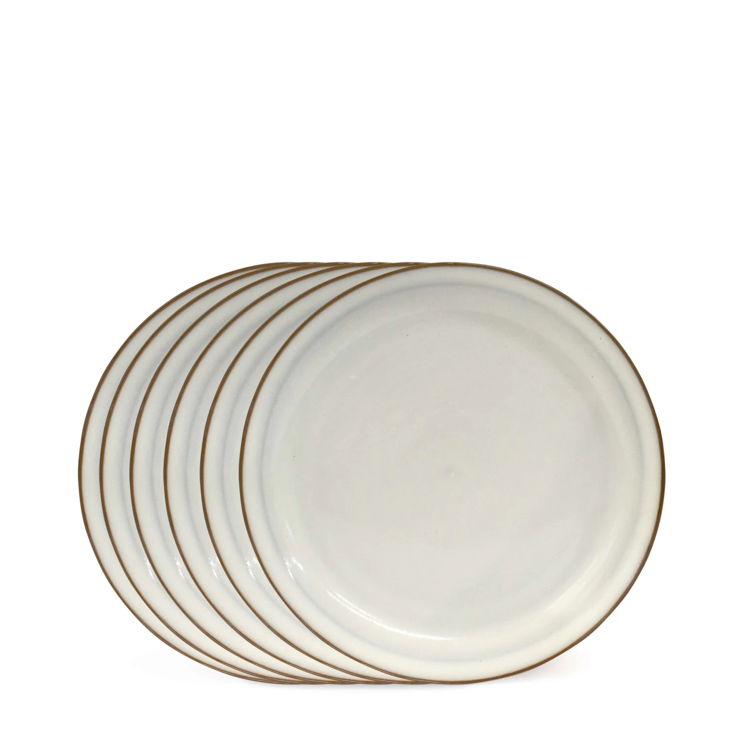 Clover Side Plates - Set Of 6 - Natural 1 Clover Side Plates - Set Of 6 - Natural