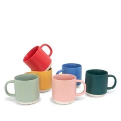Prism Mug Set 330mL - Set Of 6 - Bright