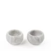 Novaro Bowls 8 X 5cm - Set Of 2 - Marble