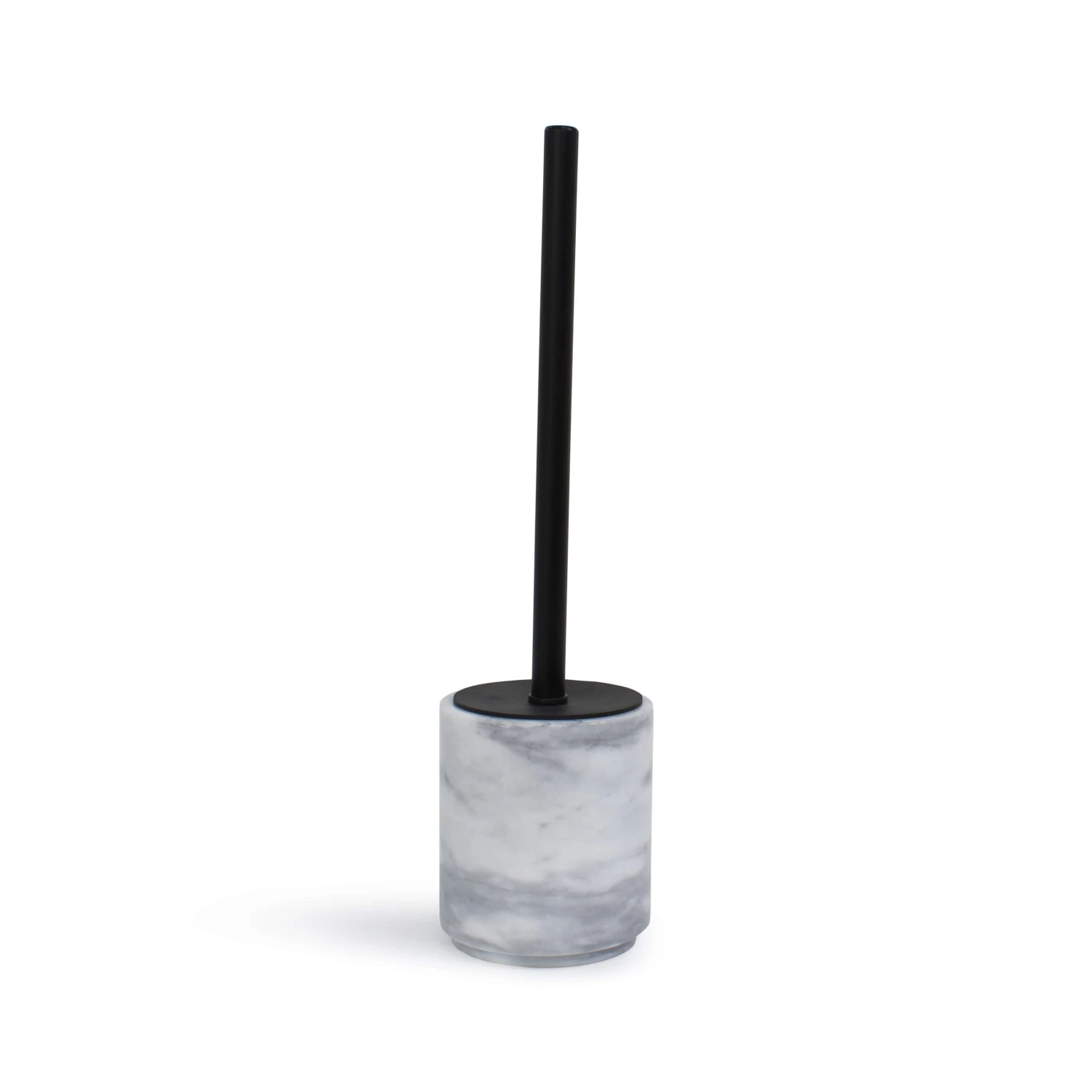 Apollo Toilet Brush Holder 9.5 X 36cm - White Marble 1 Apollo Toilet Brush Holder 9.5 X 36cm - White Marble