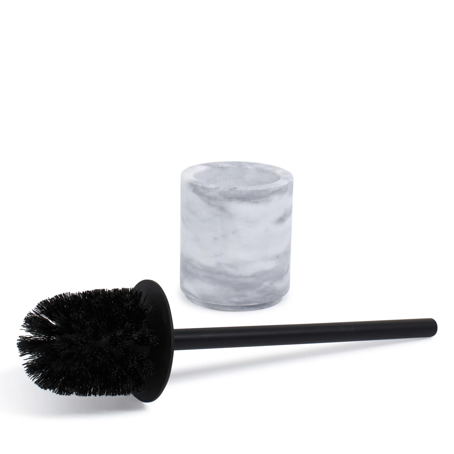 Apollo Toilet Brush Holder 9.5 X 36cm - White Marble 3 Apollo Toilet Brush Holder 9.5 X 36cm - White Marble - Image 3