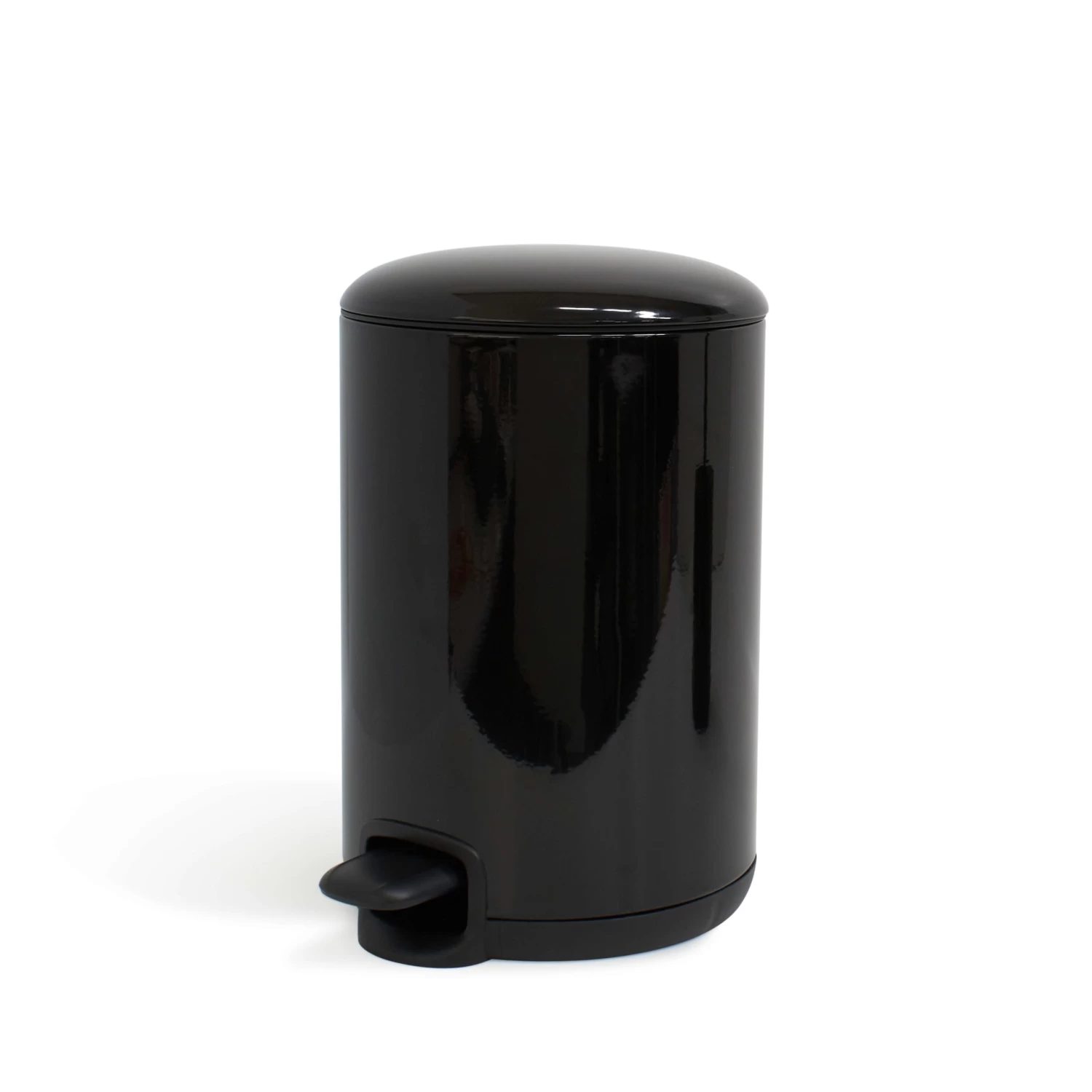 Logan Bin & Toilet Brush - Set Of 2 - Black 2 Logan Bin & Toilet Brush - Set Of 2 - Black - Image 2