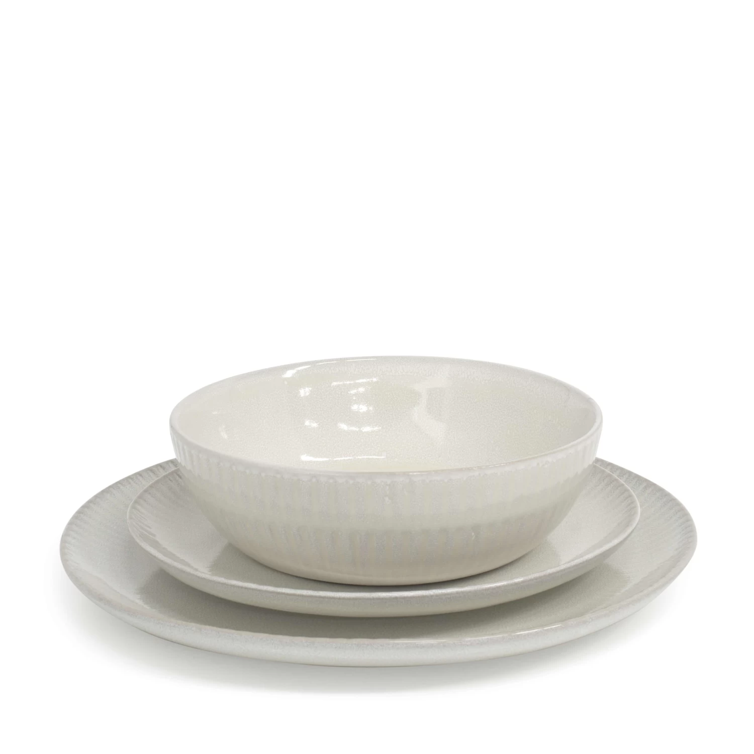 Bonnie 12 Piece Dinner Set - Stone 2 Bonnie 12 Piece Dinner Set - Stone - Image 2