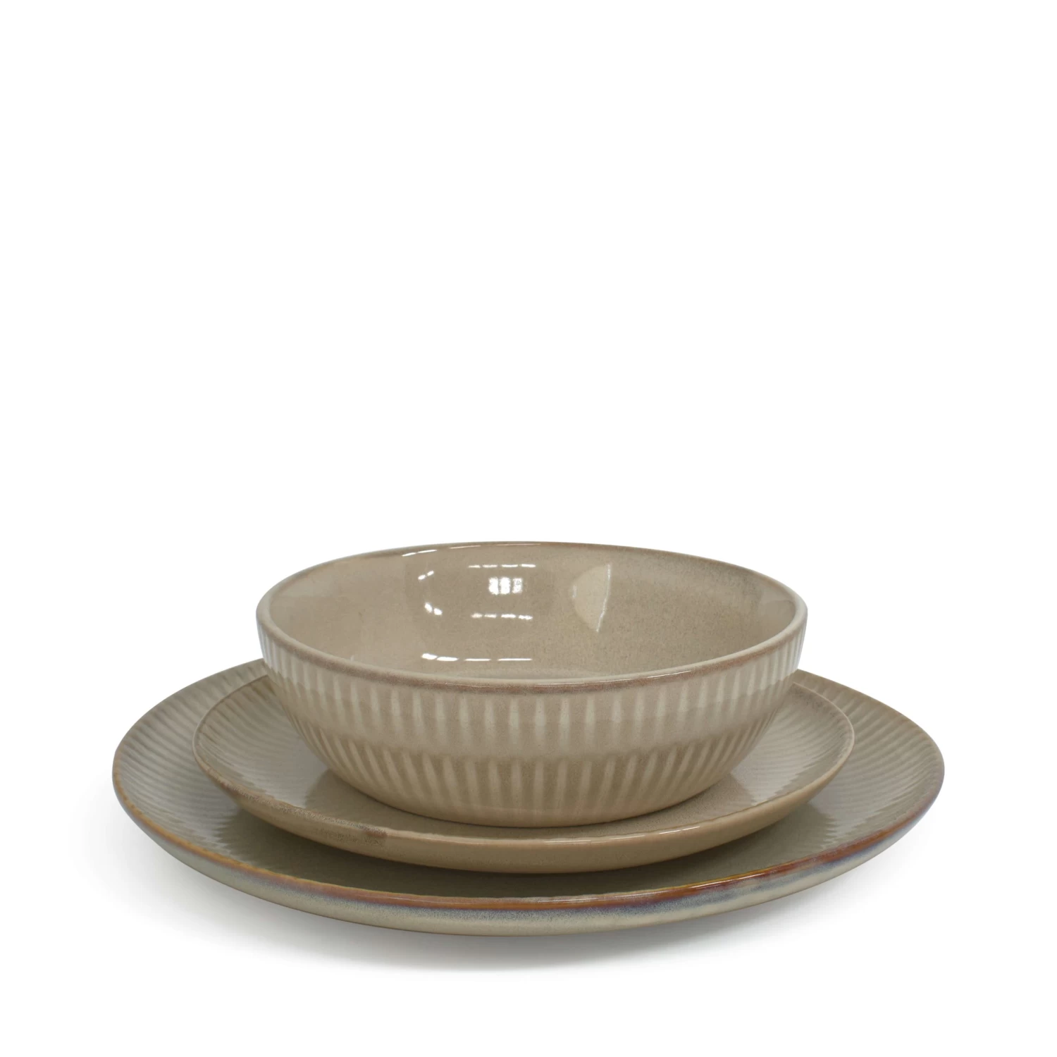 Bonnie 12 Piece Dinner Set - Sand 2 Bonnie 12 Piece Dinner Set - Sand - Image 2