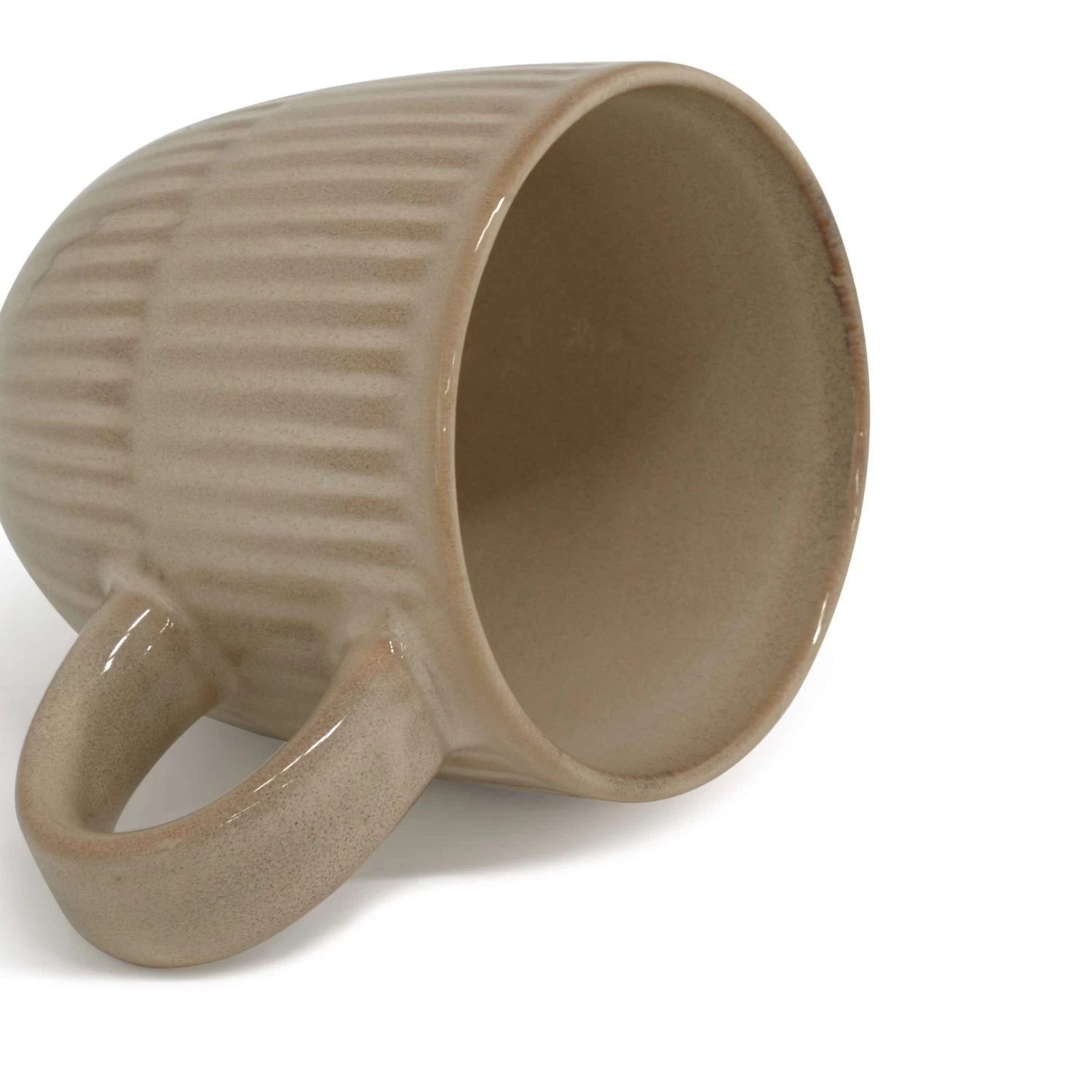 Bonnie Mugs 350mL - Set Of 4 - Sand 4 Bonnie Mugs 350mL - Set Of 4 - Sand - Image 4