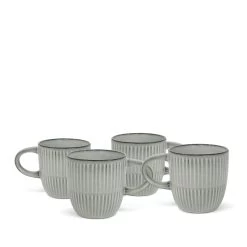 Bonnie Mugs 350mL - Set Of 4 - Blue