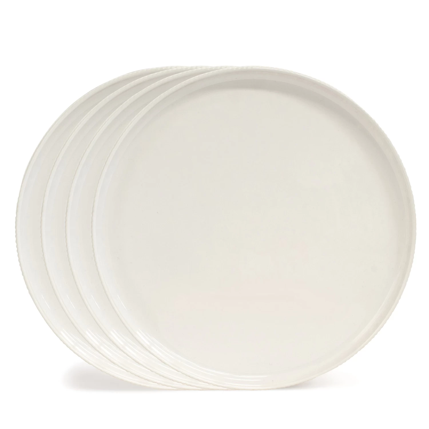 Brae Dinner Plates - Set Of 4 - White 1 Brae Dinner Plates - Set Of 4 - White