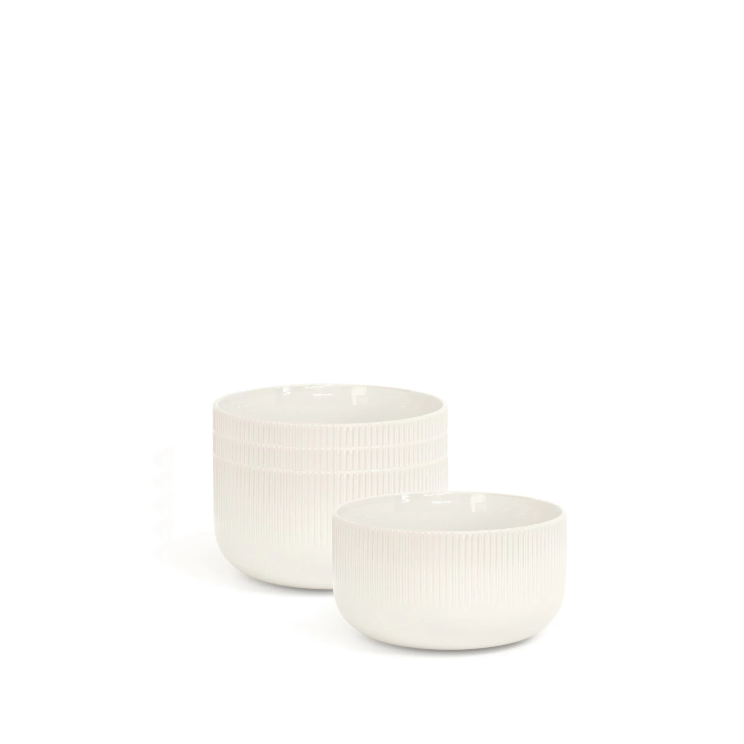 Brae Rice Bowls 12 X 6cm - Set Of 4 - White 1 Brae Rice Bowls 12 X 6cm - Set Of 4 - White