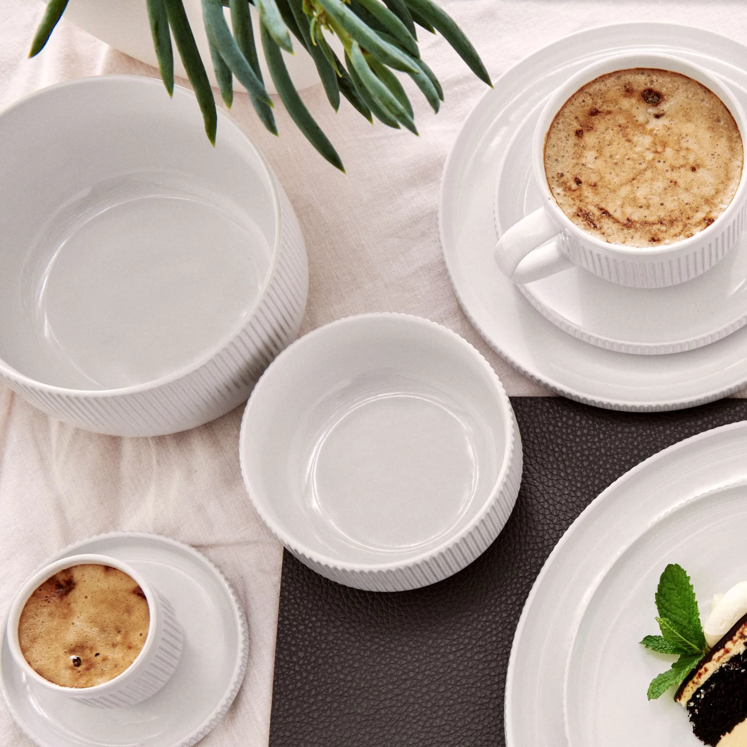 Brae Rice Bowls 12 X 6cm - Set Of 4 - White 5 Brae Rice Bowls 12 X 6cm - Set Of 4 - White - Image 5