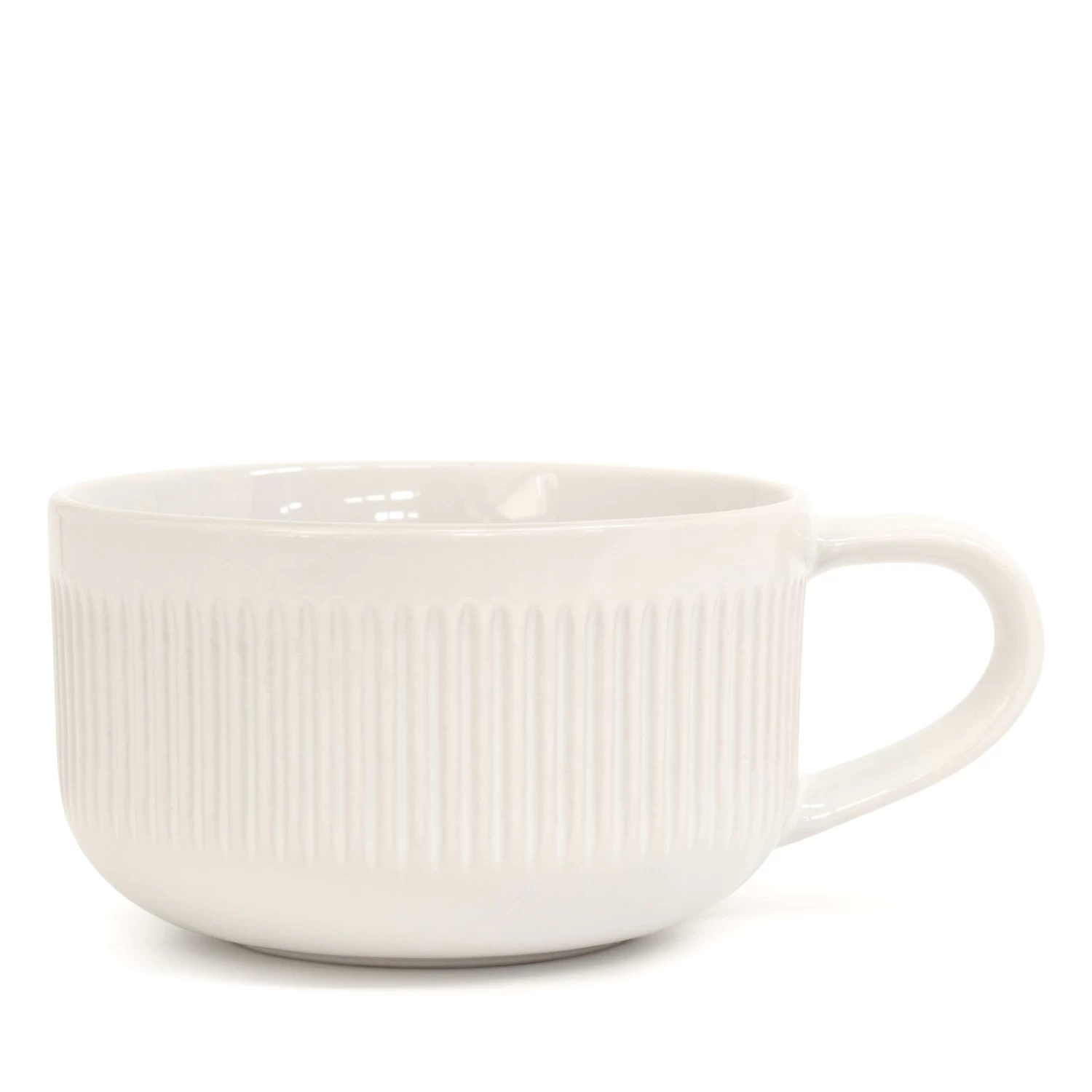 Brae Tea Cups & Saucers 290mL - Set Of 4 - White 3 Brae Tea Cups & Saucers 290mL - Set Of 4 - White - Image 3