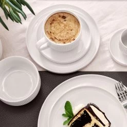 Brae Tea Cup & Saucer 290mL - White -Kitchen Sale Store images 2F57291 9