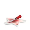 Kringle Star Plate & Spreader - Red Stripe