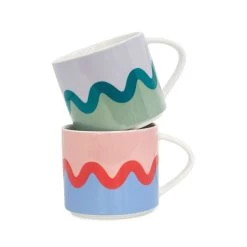 Kringle Mugs 360mL - Set Of 2 - Pastel