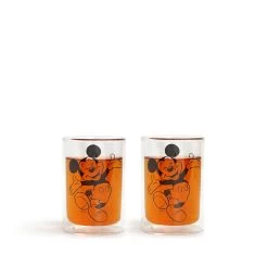 Disney Double Wall Latte Glasses 240mL - Set Of 2 - Sketch