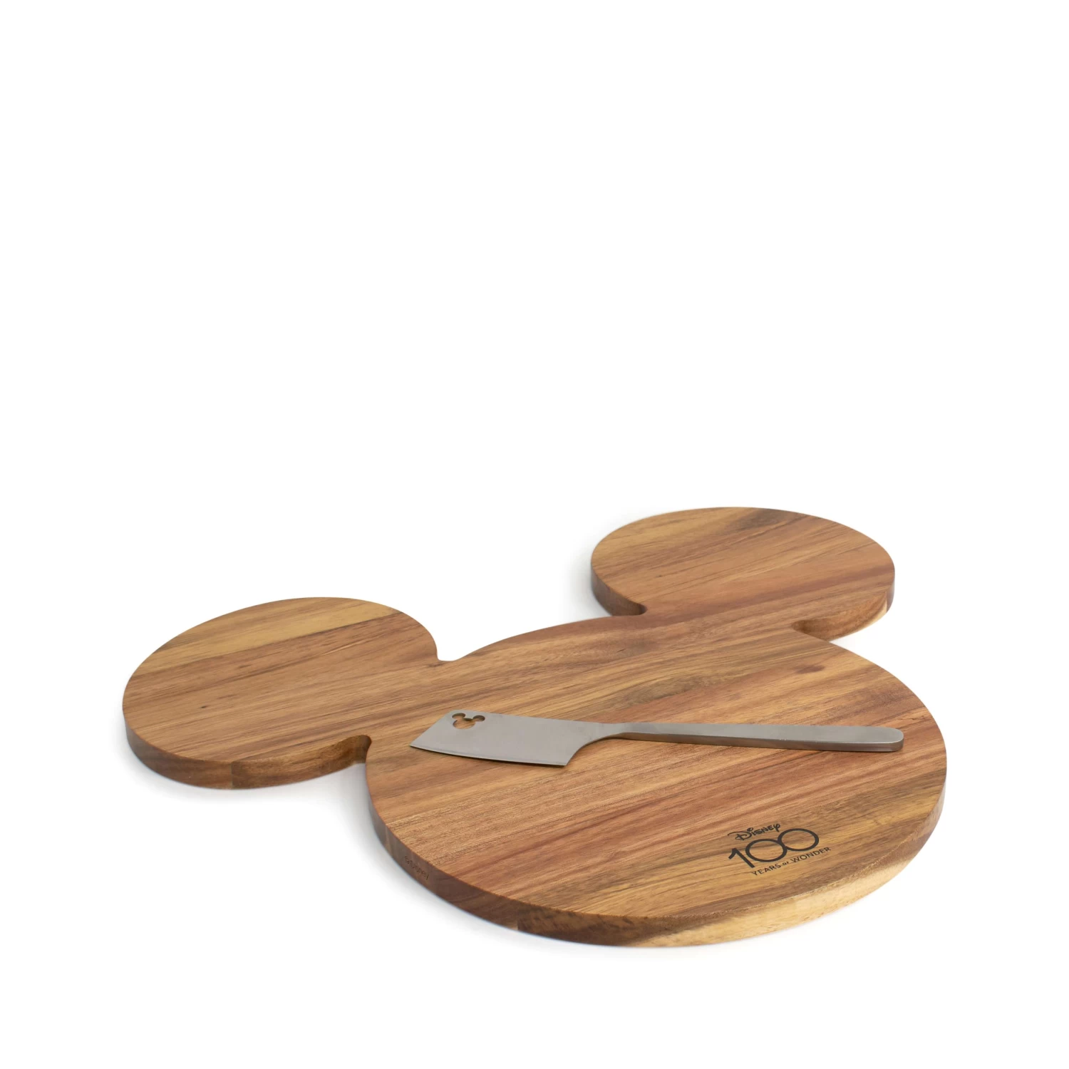 Disney Mickey Mouse Serving Board With Knife - Set Of 2 1 Disney Mickey Mouse Serving Board With Knife - Set Of 2