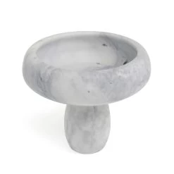 Novaro Footed Bowl 18 X 16cm - Marble