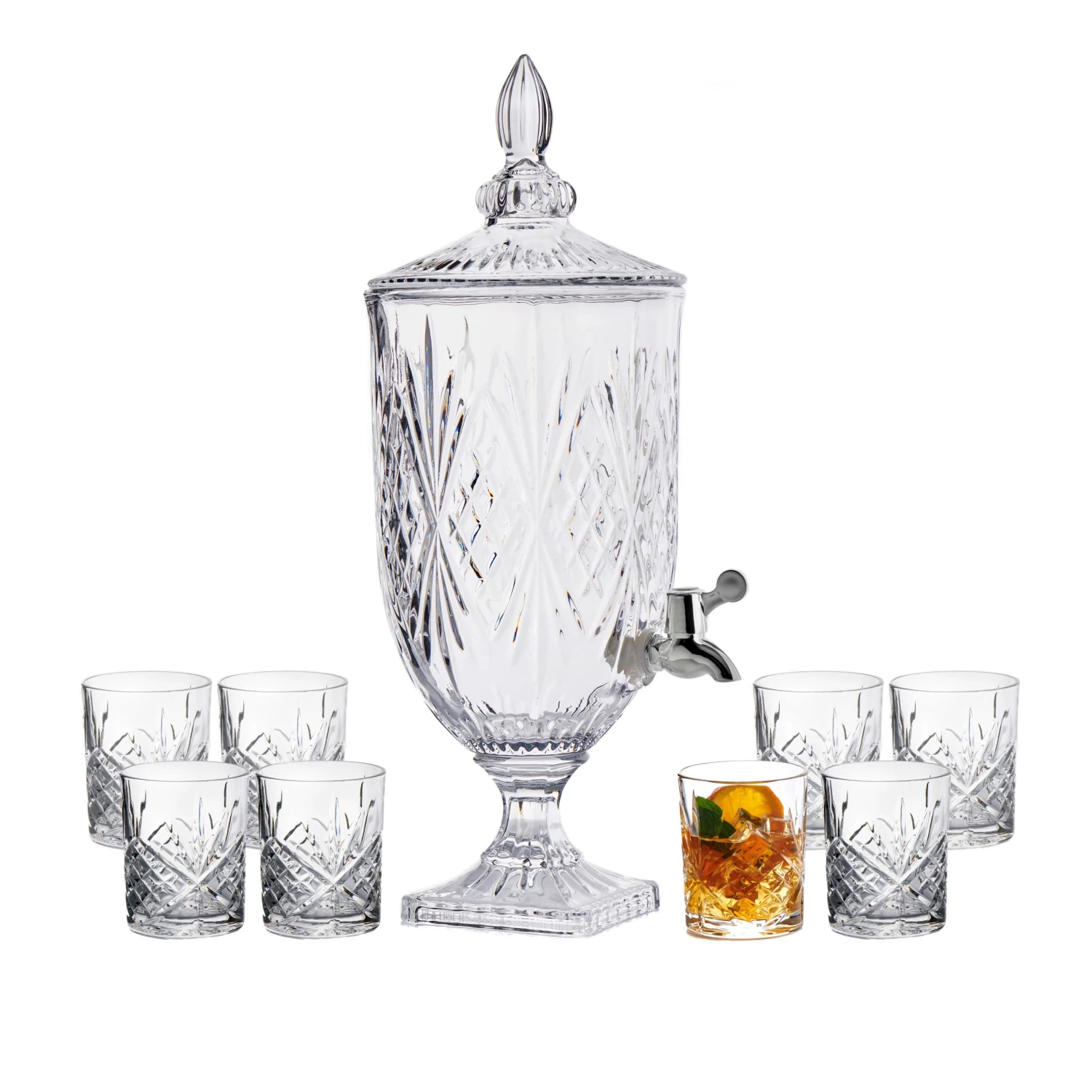 Winston Dispenser 4.5L - 9 Piece Set 1 Winston Dispenser 4.5L - 9 Piece Set