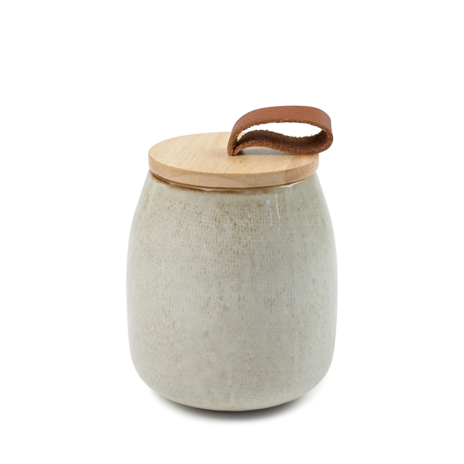 Albany Canister 10.5 X 13cm - Bark 1 Albany Canister 10.5 X 13cm - Bark
