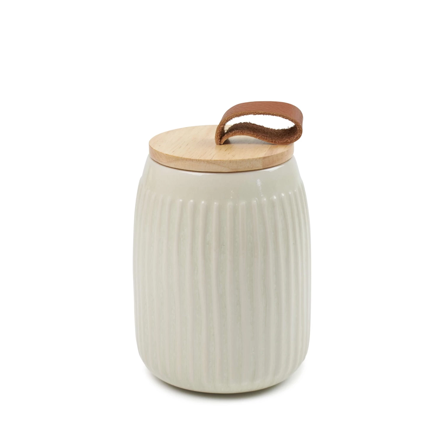 Albany Canister 10.5 X 14.5cm - Natural 1 Albany Canister 10.5 X 14.5cm - Natural