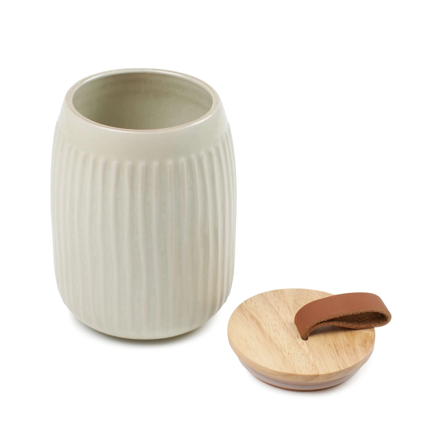 Albany Canister 10.5 X 14.5cm - Natural 2 Albany Canister 10.5 X 14.5cm - Natural - Image 2