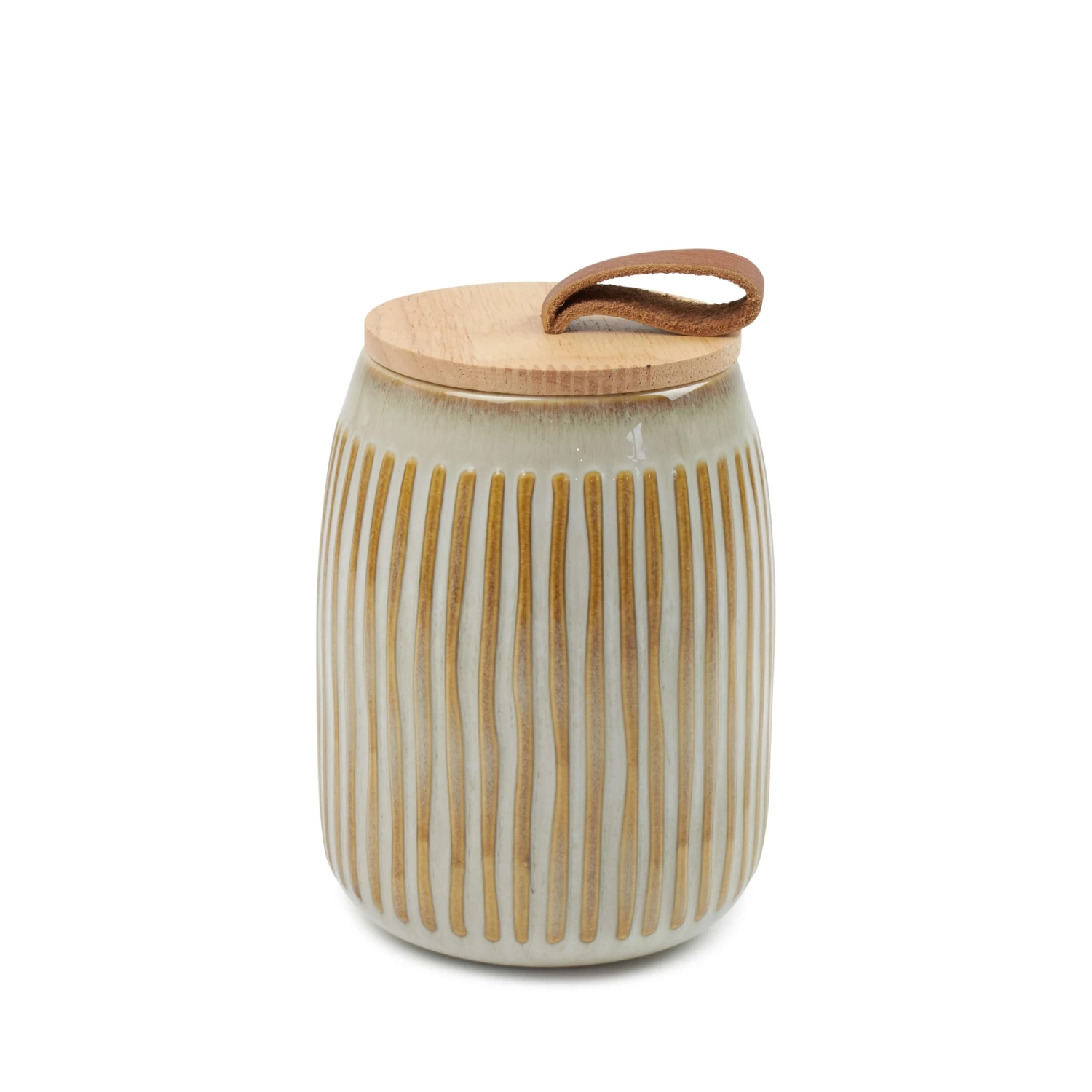Albany Canister 10.5 X 14.5cm - Bark 1 Albany Canister 10.5 X 14.5cm - Bark