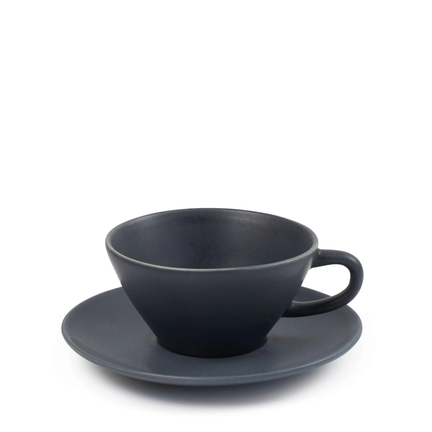 Frame Tea Cup & Saucer 220mL - Ink 1 Frame Tea Cup & Saucer 220mL - Ink