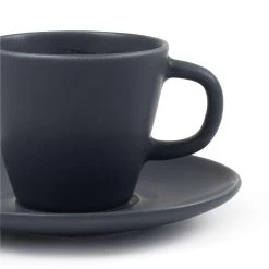 Frame Espresso Cups & Saucers 120mL - Set Of 6 - Ink -Kitchen Sale Store images 2F57602K 4