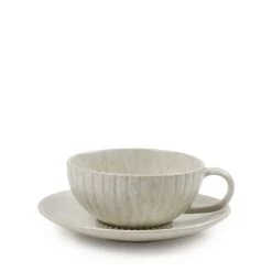Hostess Tea Cup & Saucer 225mL - Stucco